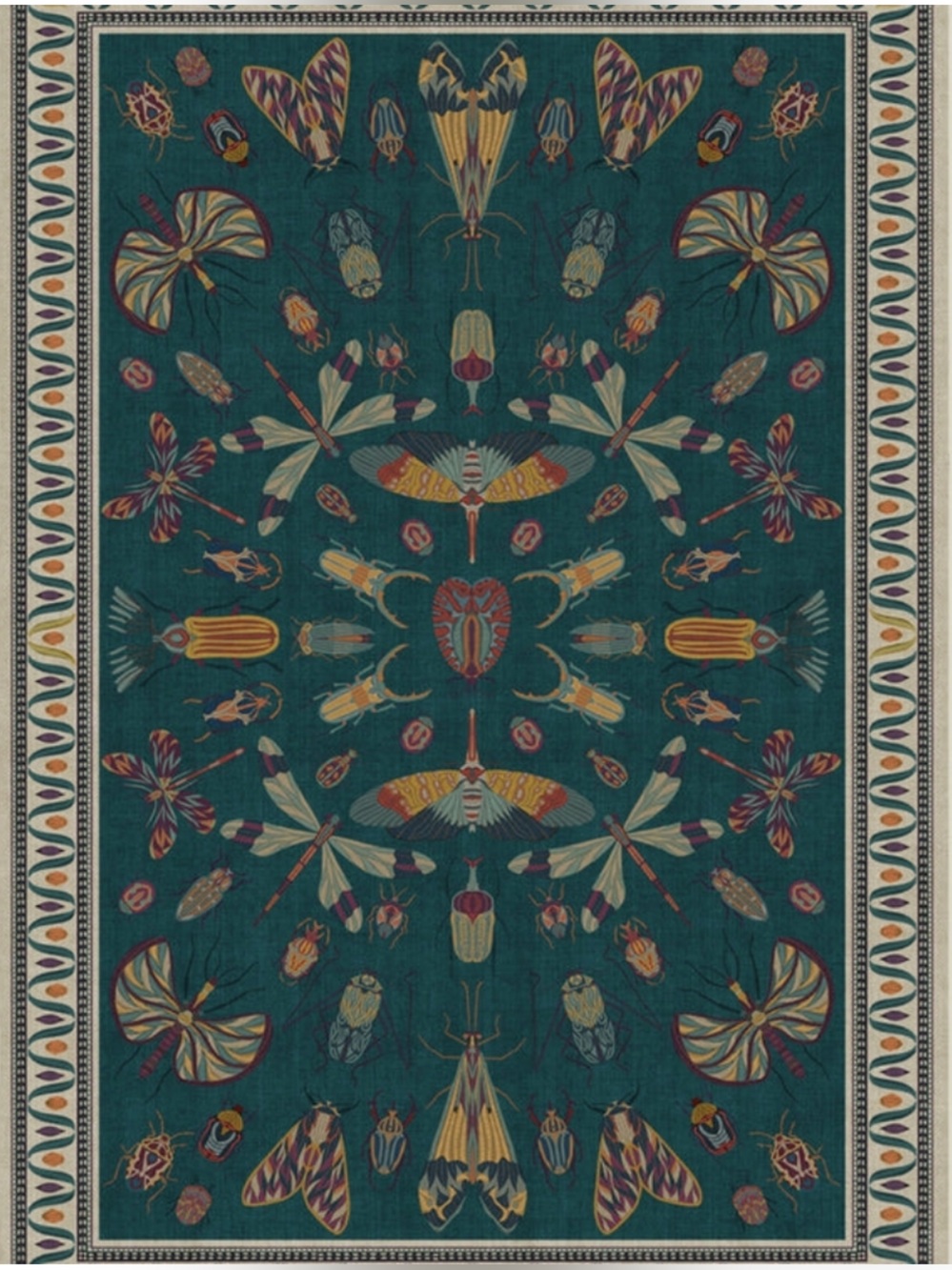 Iris Apfel Flutterby Tufted Rug 6×9